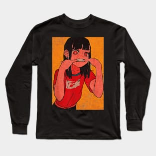 Girl Lofi Aesthetic Long Sleeve T-Shirt